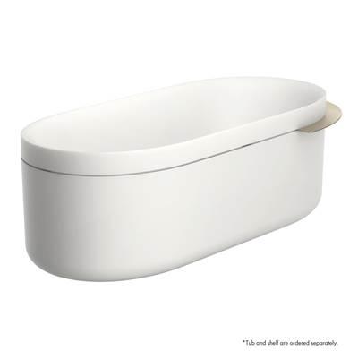 Axor Suite Tubs Round with Pop-up Drain, 74 1/8'' in - Brushed Nickel