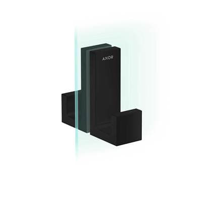 Axor Universal Rectangular Shower Door Handle in - Matte Black