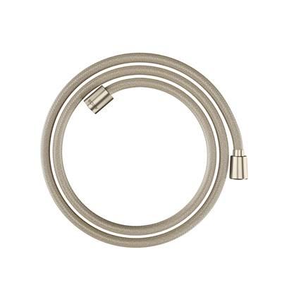 AXOR ShowerSolutions Textile Hose with Cylindrical and Conical Nut, 79'' in Brushed Nickel