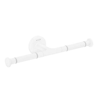 Axor Universal Circular Double Toilet Paper Holder in - Matte White