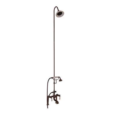 Elephant Spout, Riser, Shower head, Lvr Hdle, Oil Rbbd Bronz by Barclay
