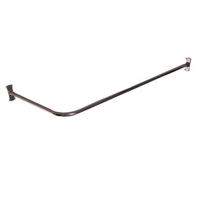 36'' Corner Shower Curtain Rod w/ Flanges-CP by Barclay