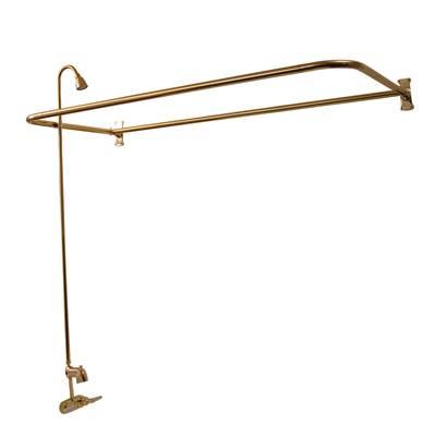 Converto Shower w/48'' D-Rod,  Code Spout, Polished Brass by Barclay