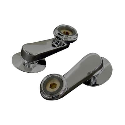 Barclay Swivel Arm Connectors for Wall Mount Faucet,pair Chrome - Polished Chrome