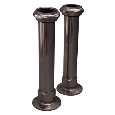 Barclay Straight 1/2'' Wall Mount Coupler, 6'' Long-brushed Nikl - Brushed Nickel