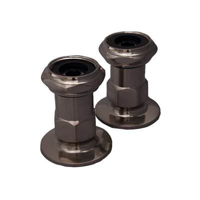 Barclay Straight 1/2'' Wall Mount Coupler, 1-3/4'' Long-bn - Brushed Nickel