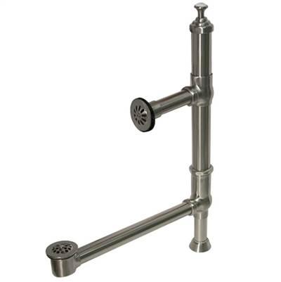 Barclay Tower Drain & Overflow - Brushed Nickel