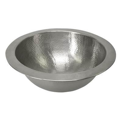 Aldwyn Round Undermount Basin,  Hammered Pewter by Barclay