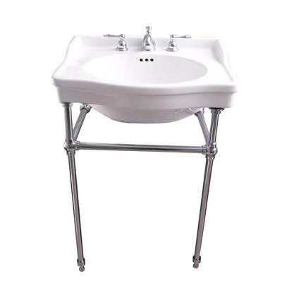 Cali 24''Console w/stand,Whit 1 Faucet Hole, PN Stand