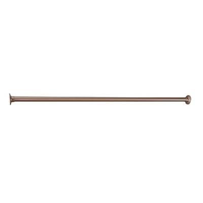 108'' Straight Shower Rod, Antique Brass