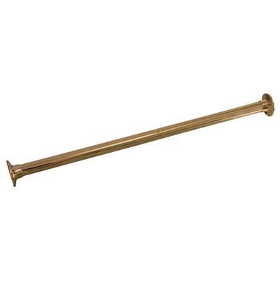108'' Straight Shower Rod, White by Barclay