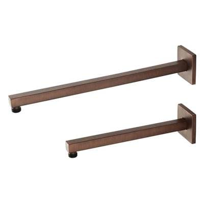 Barclay 17'' Wallmount Modern Square Shower Arm Tube W/flange,orb - Oil Rubbed Bronze