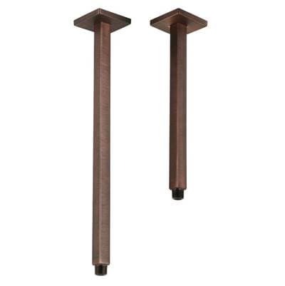 Barclay 12'' Ceiling Mount Modern Squa Shower Arm Tube W/flange,orb - Oil Rubbed Bronze