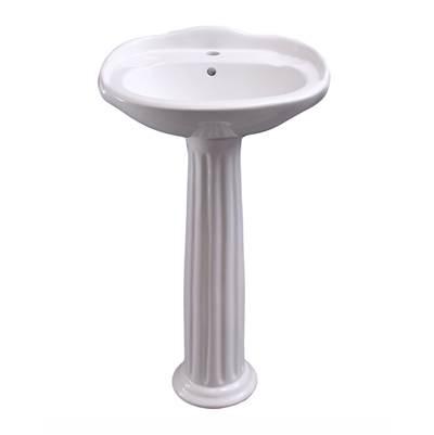 Arianne 19'' Basin Only with 1-Faucet Hole,W/ Overflow,WH by Barclay