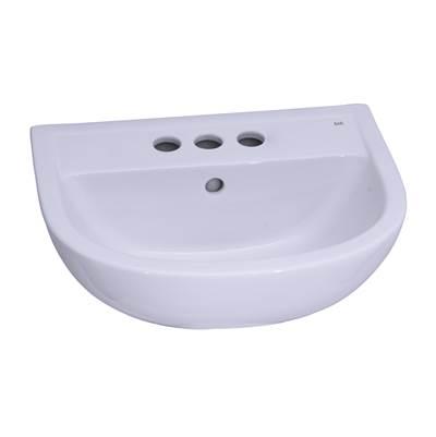 Compact 545 Ped Lav Basin 4'' cc, White by Barclay