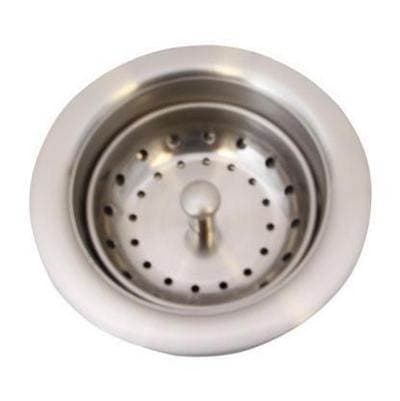 Barclay Kitchen Sink Drain, 3 1/2'', Bruched Nickel - Brushed Nickel