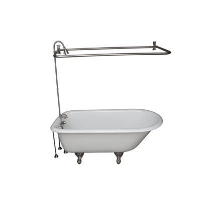 Tub Kit 54'' CI Roll Top,Filler Shower Unit,Supplies, Drain-BN by Barclay