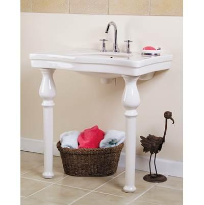 Milano Console Legs, Pair,  Bisque