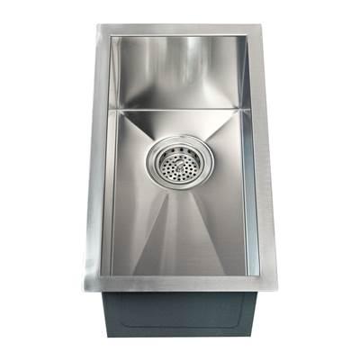 Ophelia 15'' SS Narrow Undermount Prep Sink