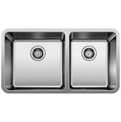 Formera 33'' 60/40 Double Bowl Undermount Stainless Steel Kitchen Sink by Blanco