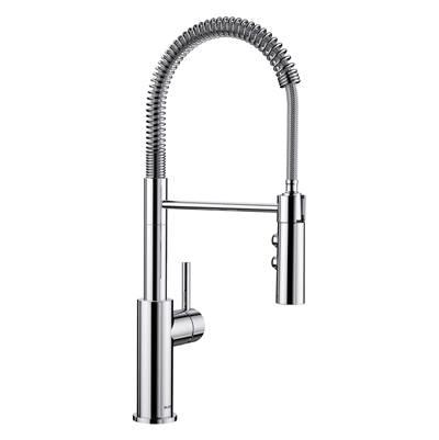 Catris Semi-Pro Pull-Down Dual-Spray Kitchen Faucet - Chrome by Blanco