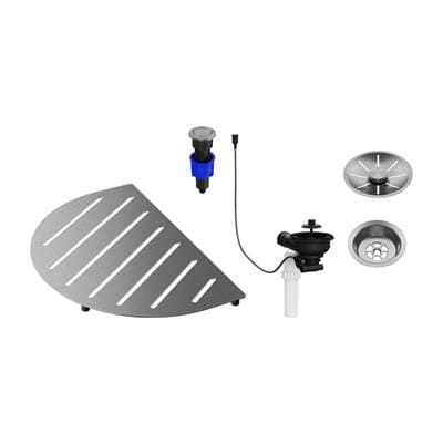 Blanco Oovalon Drain and Accessory Bundle - Stainless Steel