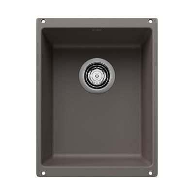 Precis SILGRANIT 13'' Undermount Bar Sink - Volcano Gray by Blanco