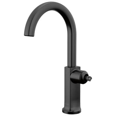 Brizo Kintsu Bar Faucet with Arc Spout - Less Handle - Matte Black by Brizo