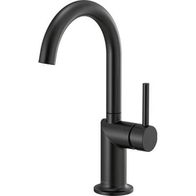 Brizo Odin Bar Faucet with Arc Spout - Less Handle - Matte Black