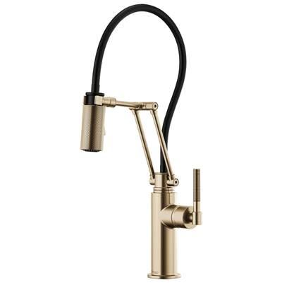 Litze Articulating Faucet with Knurled Handle