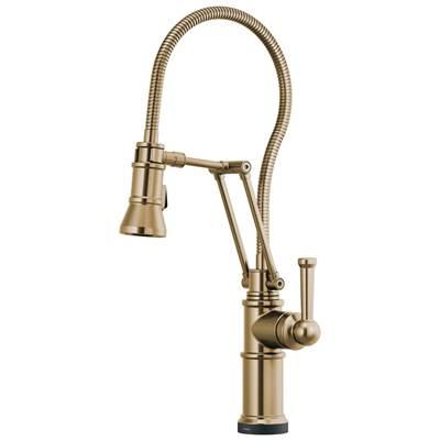 Artesso SmartTouch Articulating Kitchen Faucet With Finished Hose