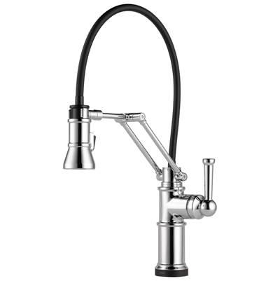 Artesso Single Handle Articulating Kitchen Kitchen Faucet with SmartTouch Technology by Brizo