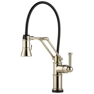 Artesso Single Handle Articulating Kitchen Kitchen Faucet with SmartTouch Technology by Brizo