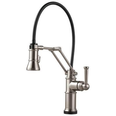 Artesso Single Handle Articulating Kitchen Kitchen Faucet with SmartTouch Technology by Brizo