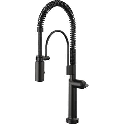 Brizo Odin Smarttouch Semi-professional Kitchen Faucet - Less Handle - Matte Black by Brizo