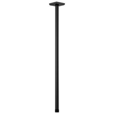 Brizo Universal Showering 24'' Ceiling Mount Shower Arm and Square Flange - Matte Black