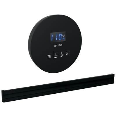 Other Round + Bilateral Steam Set - Matte Black by Brizo