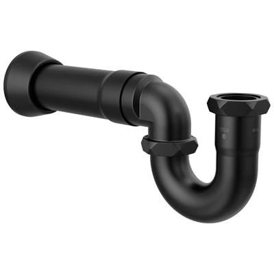 Other 17-Gauge P-Trap with Flange - Matte Black