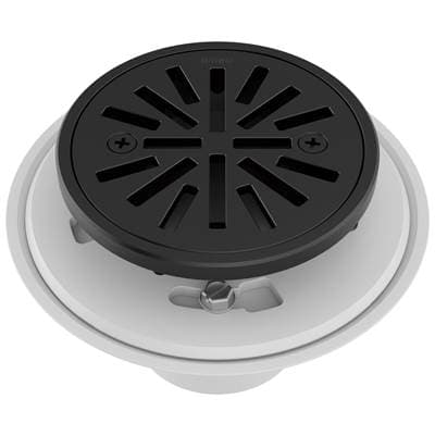 Brizo Other 4'' Tile-in Round Shower Drain - Matte Black by Brizo