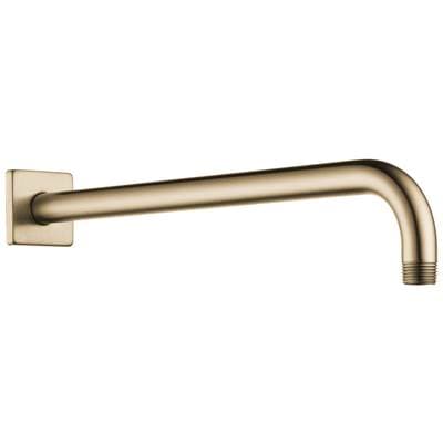 Brizo Universal Showering 16'' Linear Square Wall Mount Shower Arm and Flange - Luxe Gold by Brizo