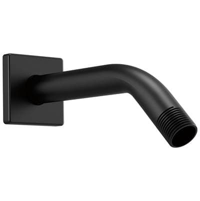 Brizo Universal Showering 7'' Linear Square Wall Mount Shower Arm and Flange - Matte Black