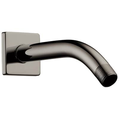 Brizo Other 7'' Linear Round Wall Mount Shower Arm and Flange - Brilliance Black Onyx