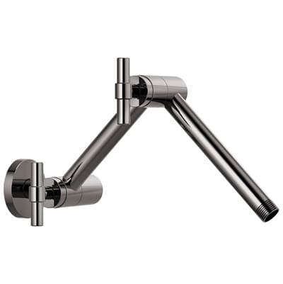 Brizo Universal Showering Linear Round Jointed Wall Mount Shower Arm and Flange - Brilliance...