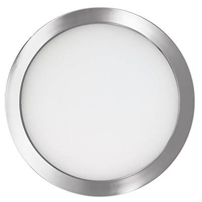 10.3W Led 5In Flush Mount 3000K Nickel Dimmable Ja8 by Bulbrite
