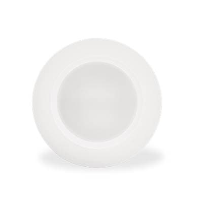 Bulbrite 14W Led 7'' Round Disc Light 3000K White Aluminum with Pigtail