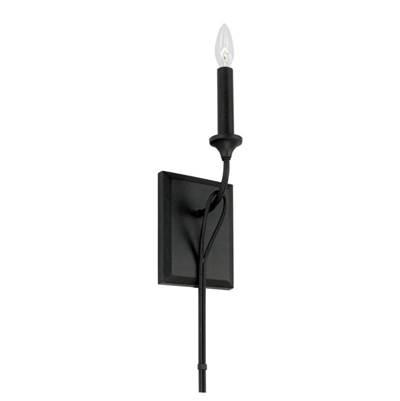 Bentley 1-Light Sconce in Black Iron by Capital Lighting