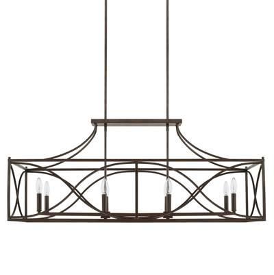 8 Light Island Fixture