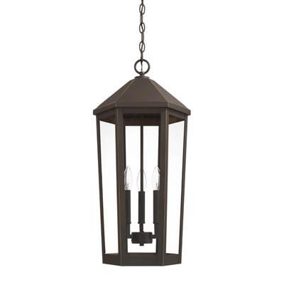 3 Light Outdoor Hanging Lantern by Capital Lighting