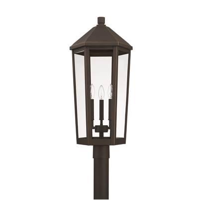 3 Light Outdoor Post Lantern by Capital Lighting