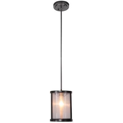 Danbury 1 Light Mini Pendant in Matte Black